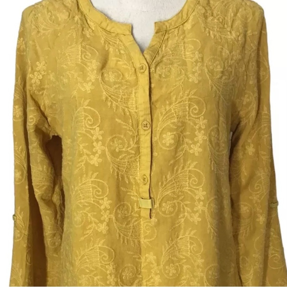 Go Fish Embroidered Lonsleeve Top